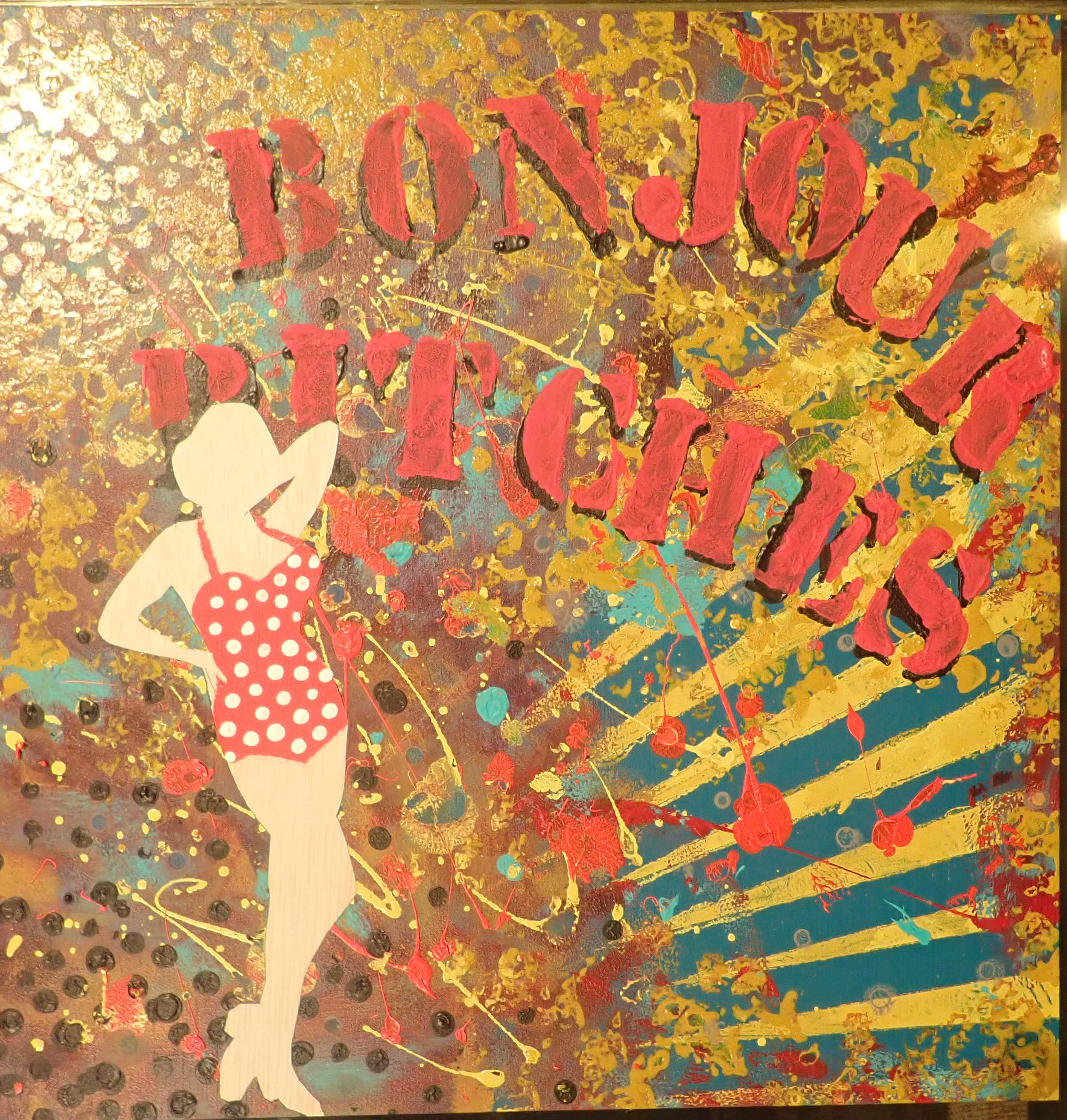 Kunstwerk uit een eerdere Sip & Paint-workshop